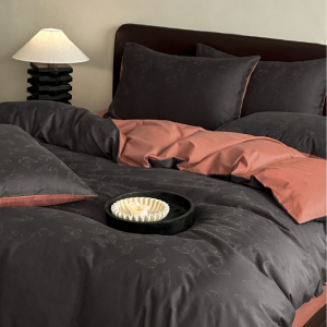 纳米级磨毛|秋冬100S长绒棉床上四件套加厚提花纯棉床单被套