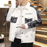 YANXU2023新款翻领夹克男ins潮牌宽松男装潮流痞帅感外套学生