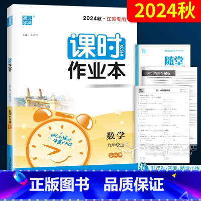 数学 九年级上 [正版]2024通城学典 九年级上册数学课时作业本 苏教版苏科版 初三9年级上学期同步练习册江苏练习题专
