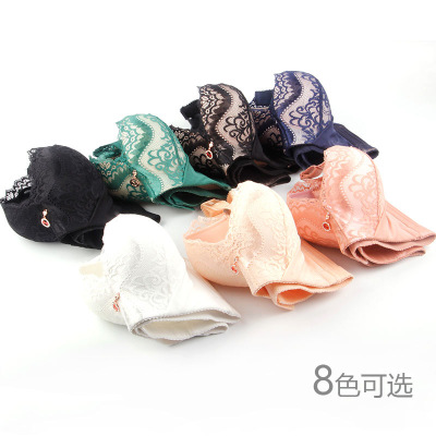 秋冬大码内衣文胸胖mm薄款性感蕾丝有钢圈有托全杯大罩杯加大100D