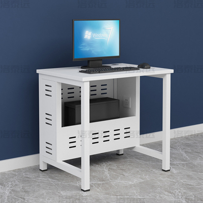 洛泰远 钢架电脑桌培训桌机房电脑桌学习桌课桌 单人位F款