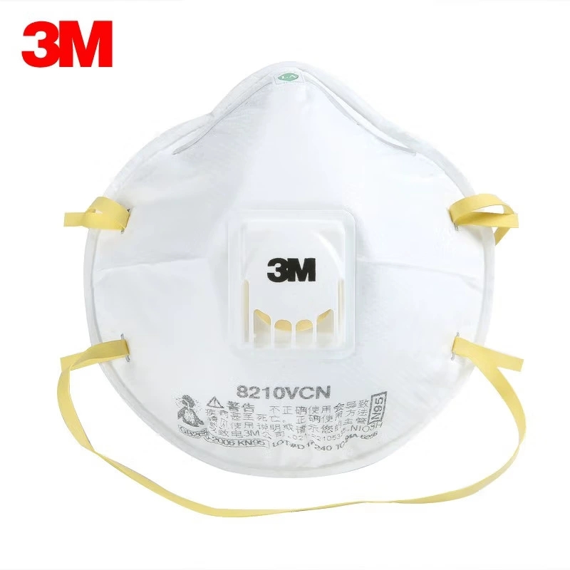 3M8210VCN成人防尘雾霾PM2.5KN95带呼吸阀一次性口罩