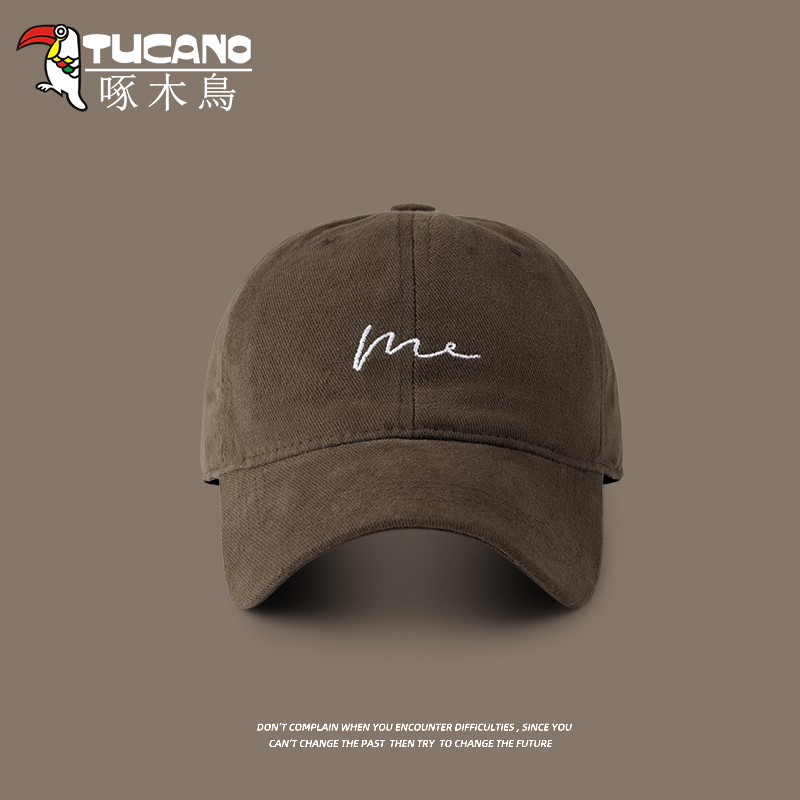 啄木鸟帽子女2024新款大头围深顶百搭棒球帽加大宽帽檐鸭舌帽男士