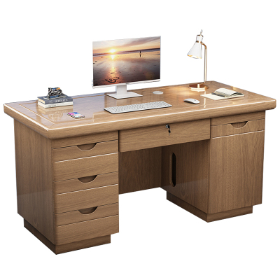 凌迪星木质办公桌