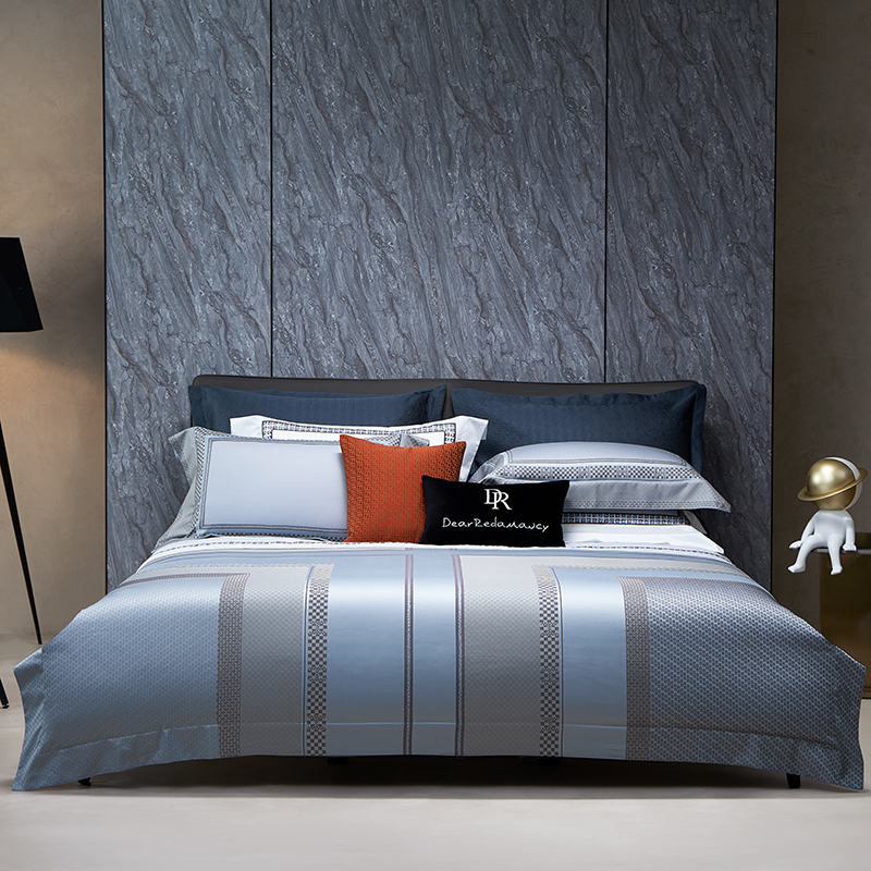 120支贡缎提花四件套