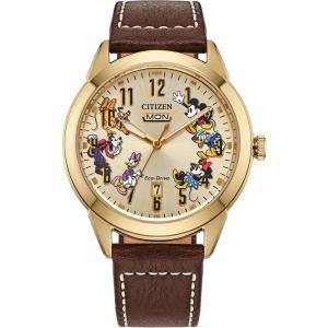 Citizen西铁城迪士尼联名米奇唐老鸭限量款手表光动能AW0093-044 initial