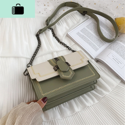 高级感小包包女2019新款韩版百搭夏天小清新斜挎包时尚质感链条包NEW LAKE女斜挎包