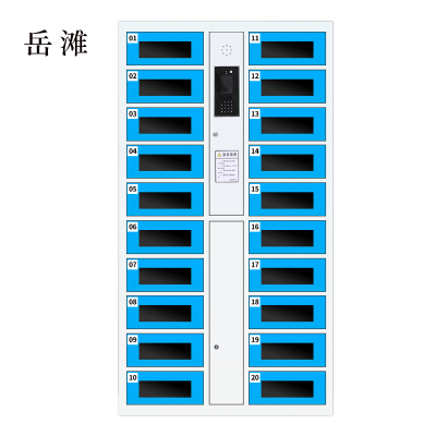 岳滩平板电脑存放柜手机电脑寄存电子存包柜智能刷卡多门柜20门电脑存放柜(人脸型)