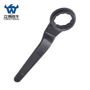 立伟铁牛单头梅花扳手115mm/把