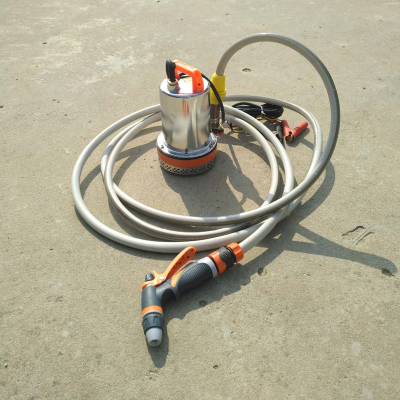 古达小龙虾塘蟹塘鱼塘喷药撒药打药洒药机关含水泵喷头水水管12V320W水泵+多功能水枪+5米水管