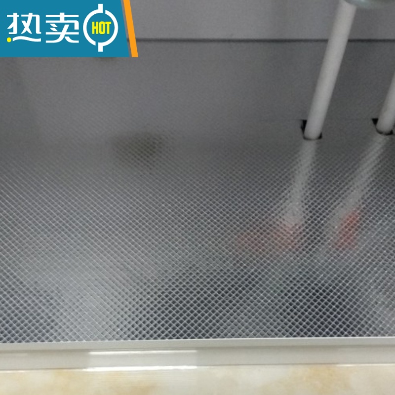 敬平自粘防水厨房防油贴纸耐灶台高温用橱柜油烟墙贴防潮铝箔锡纸加厚 方格0.61米宽*10米长[送小刀、刮板]