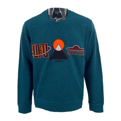 高田贤三(Kenzo)男款圆领UFO元素装饰运动卫衣长袖罗纹收口舒适百