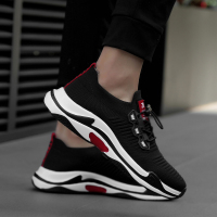 SEMBOSR男鞋运动鞋春季新潮鞋男士透气一脚蹬套脚休闲鞋韩版百搭跑步鞋子