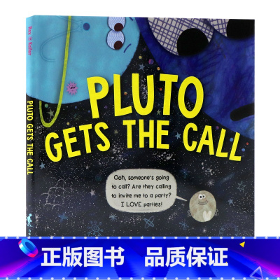 [正版]冥王星接到了一通电话英文原版绘本 Pluto Gets the Call 太阳系主题儿童趣味科普图画书纽约时报