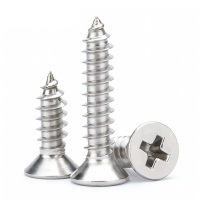 迅众 不锈钢平头自攻螺丝木工螺丝加长十字沉头自攻螺丝钉