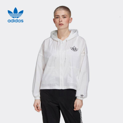 adidas阿迪达斯三叶草GraphicWindBr女装运动外套GK4980