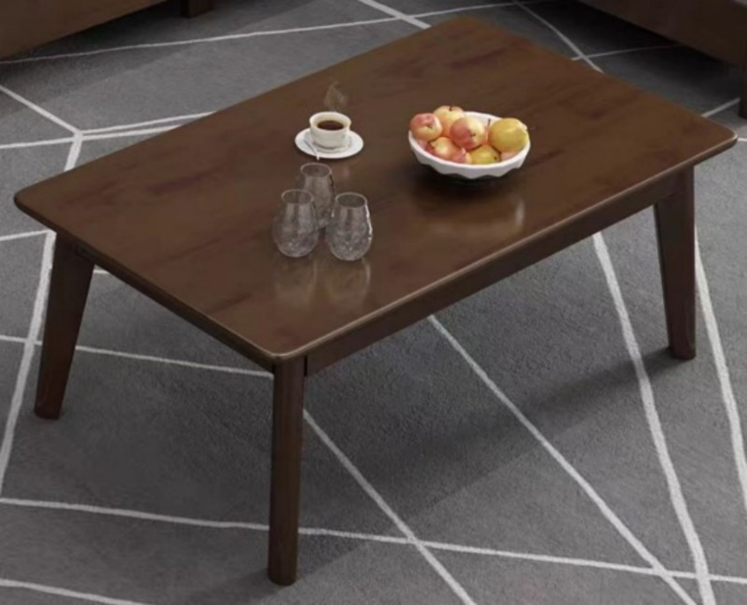 铜林现代简约实用茶几多功能家用咖啡桌