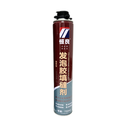 恒良牌发泡胶 泡沫胶 填缝剂发泡剂 750ml 900g(门窗墙缝专用)