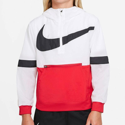Nike/耐克连帽卫衣运动休闲梭织大童套头衫DJ5727-100 Z