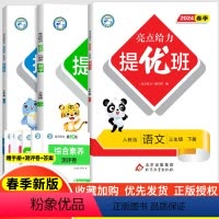 语数英 江苏专用 三年级下 [正版]3本2024新版亮点给力提优班多维互动空间小学语文人教版数学苏教版英语译林版三年