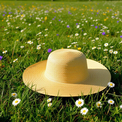 慕悦茵 草帽 遮阳帽 顶