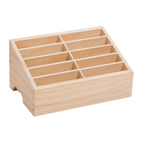 铁洋 木质手机收纳盒 10格(21cm*13cm*10.5cm) 个