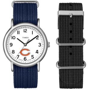 TIMEX/天美时女式时尚休闲腕表mm蓝带白面防滑表带