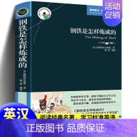 钢铁是怎样练成的 双语版 [正版]图书钢铁是怎样炼成的(英汉对照)中英英汉对照双语互译对译外国世界文学名著小说书籍中