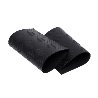 铁工邦 防滑橡胶板五道杠防滑橡胶垫 1米宽10米长3mm厚 卷