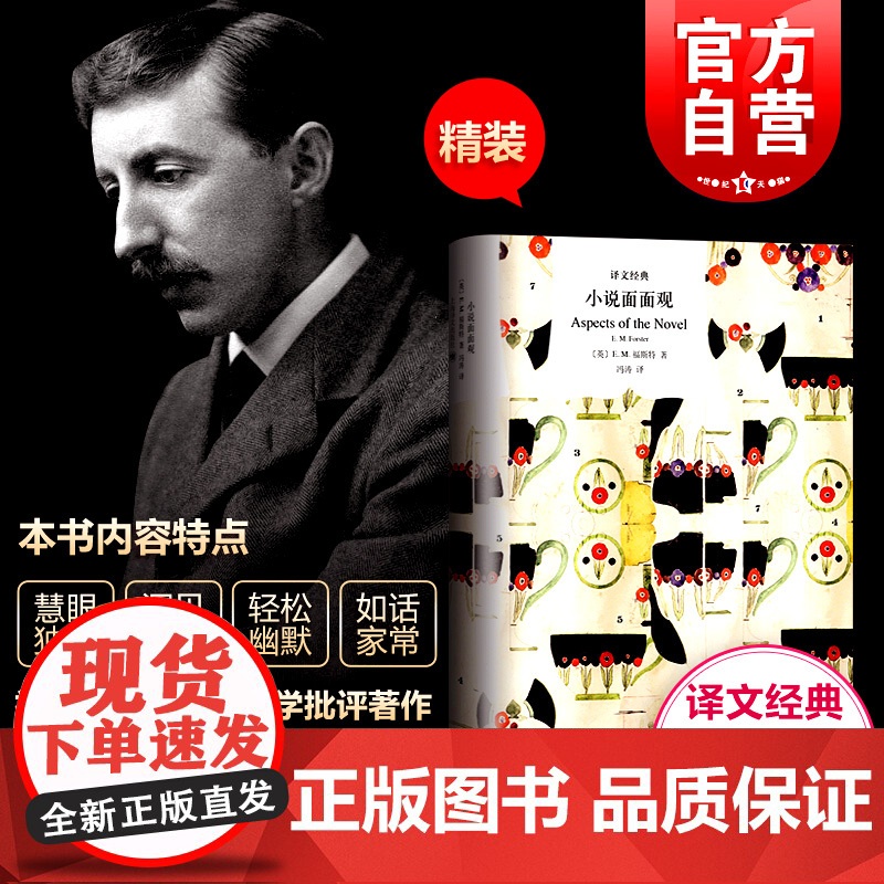小说面面观 译文经典 E.M.福斯特 小说美学经典 另著/看得见风景的房间 文学批评专著 外国文学名著 上海译文出版社