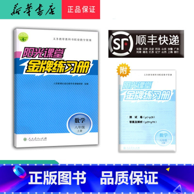 数学 八年级上 [正版] 2024秋 阳光课堂 金牌练习册 数学 八年级上册 人教版