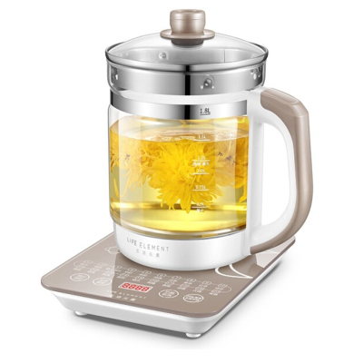 生活元素(LIFE ELEMENT) 养生壶全自动加厚玻璃家用多功能煮茶器 D23