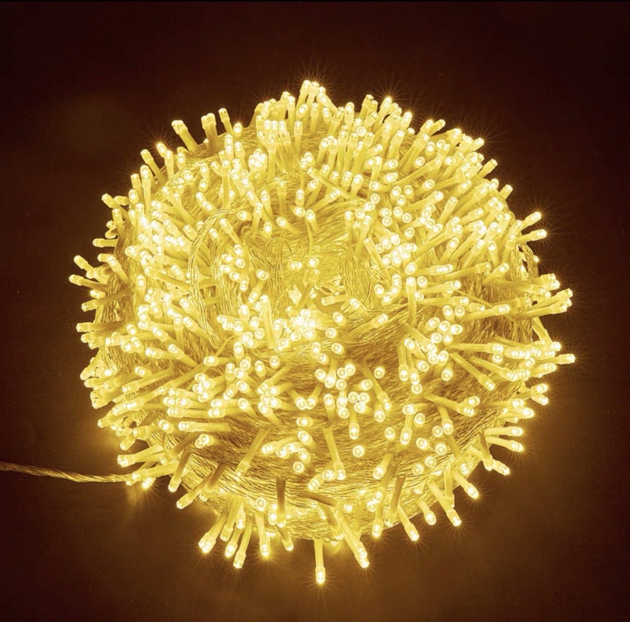 户外露营天幕氛围灯太阳能满天星星彩灯小串灯3米20灯[5号电池款]-水晶+星星[暖色]