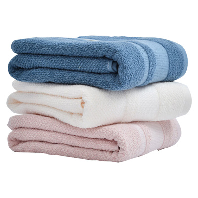 洁丽雅浴巾70*140cm加厚吸水柔软亲肤7279(颜色随机)