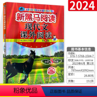 语文 小学五年级 [正版]2024五年级小学生语文现代文课外阅读新黑色马第十次修订 小学5年级上册下册课外拓展阅读理解专
