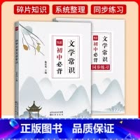 [3本]初中必背文学常识+同步练习+文言文完全解读 初中通用 [正版]易蓓初中生必背文学常识七八九年级通用版初中名著导读