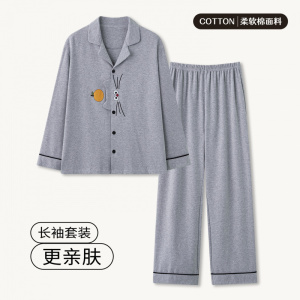 100%全棉睡衣女纯棉秋季款可爱卡通风少女长袖长裤女士家居服套装
