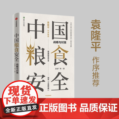 中国粮食安全 战略与对策 王宏广 著 袁隆平作序大角度高站位研究粮食安全的深透析读物 中信出版