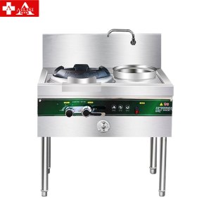 埃利斯(AILISI)猛火灶商用燃气灶液化气天燃气单灶双灶厨房餐厅炒菜专用0.9米 豪华款单炒一温 RQ-900HD