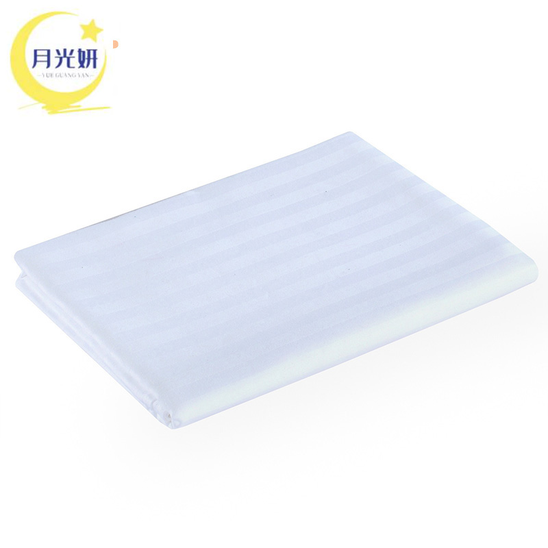 月光妍 60s纯棉缎条床单 135*210cm 条