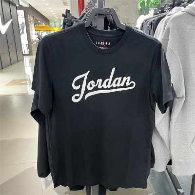 NIKE耐克短袖T恤JORDAN运动休闲舒适针织圆领男装FN5959-010 D