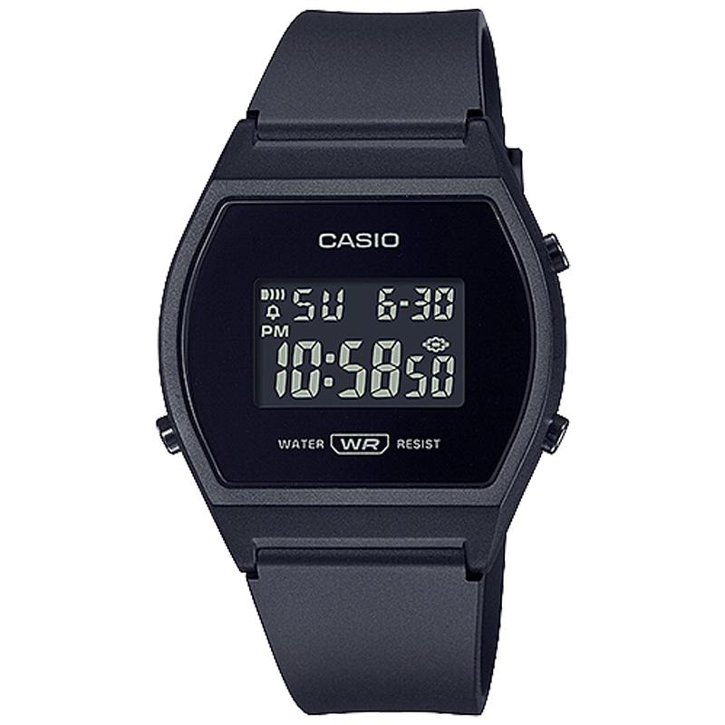 CASIO 卡西欧全黑数码防水运动男表50米防水男友礼物