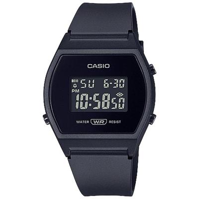CASIO 卡西欧全黑数码防水运动男表50米防水男友礼物