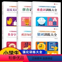 [6册]词语积累训练大全 小学通用 [正版]小学生词语积累大全训练全套12册成语训练大全语文知识大全aabb式abab重