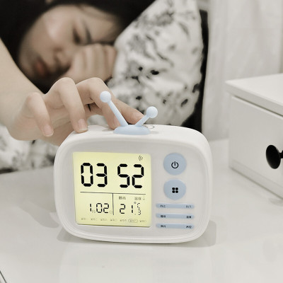 林檎生日送女生儿童小孩子情人节送男女朋友老婆爱人闺蜜实用开学送幼儿园小朋友抖音同款电视机闹钟送女朋友老婆生日礼物送女朋友