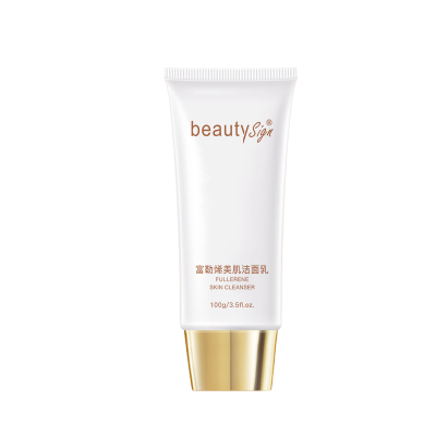 美人符(BEAUTYSIGN)富勒烯美肌洁面乳100g深层清洁滋润保湿补水控油温和洁面收缩毛孔洗面奶
