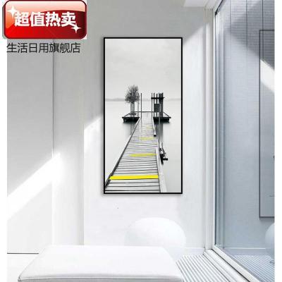 。墙壁画墙壁画装饰带框一进的墙装饰悬关壁画水墙壁画T流水生财-VKG50*9030mm厚板