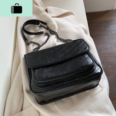 高级感大气大包包女2019春夏新款复古链条单肩百搭时尚容量斜挎包NEW LAKE女士单肩包