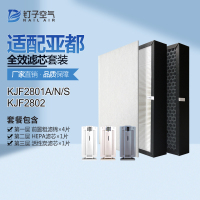 适配亚都空气净化器过滤网KJF2801A/KJF2801N/KJF2802除尘醛滤芯