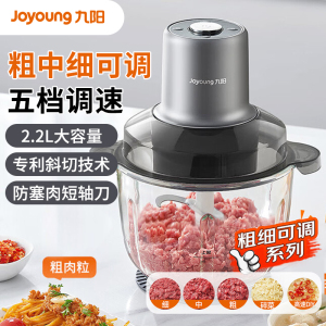 九阳(Joyoung)绞肉机家用 绞馅机 碎肉机 电动多功能料理搅拌打肉饺子肉馅蒜蓉机 可调粗细搅肉机S22-LA363